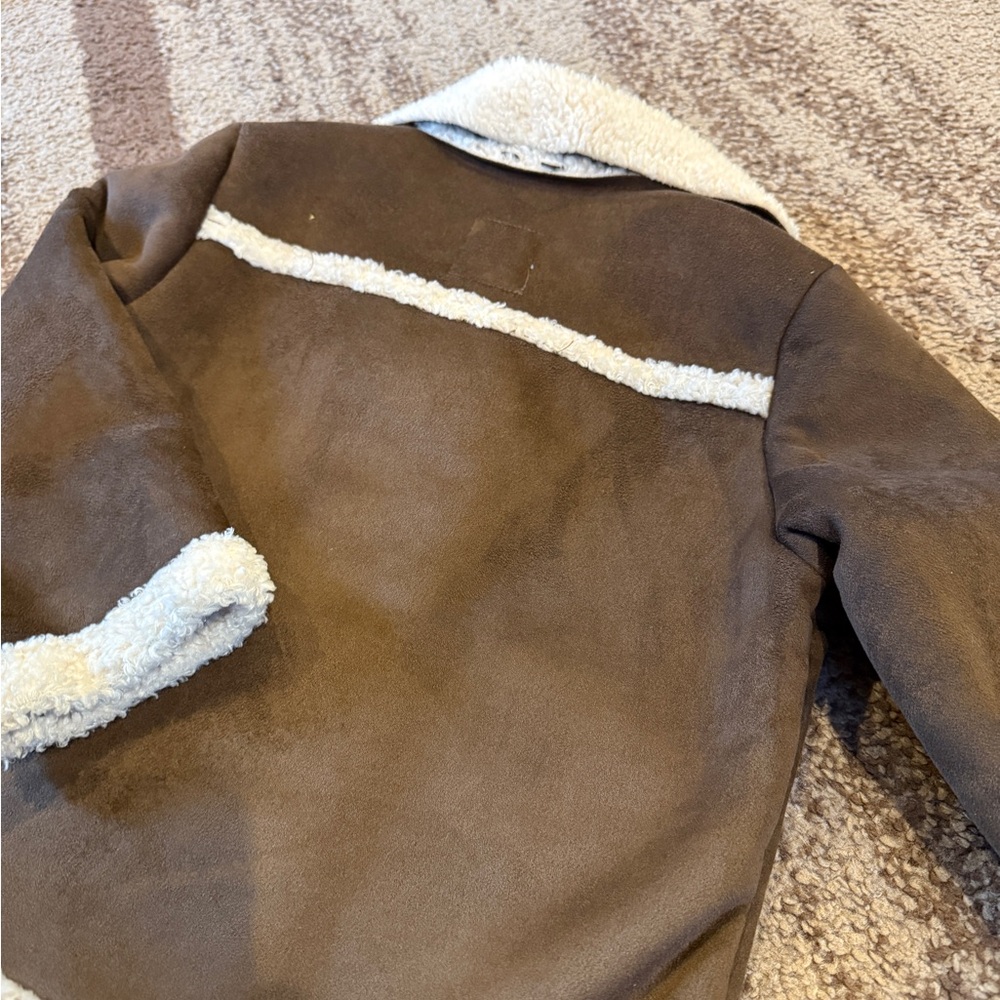 Kids Brown and Cream Jacket - Picture 5 of 5